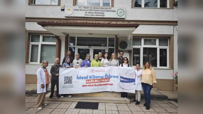 Düzce'de 'İdeal kilonu öğren, sağlıklı yaşa' kampanyası devam ediyor