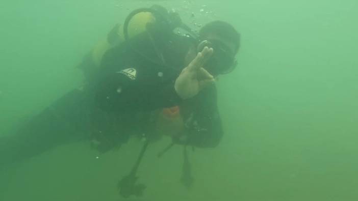 Batman'da 6 uzman dalgıç ekip iç sularda inceleme yaptı