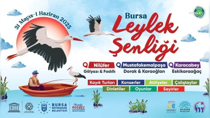 Bursa Leylek Şenliği yarın başlıyor