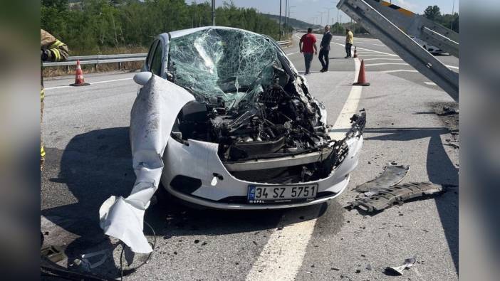 Susurluk'ta trafik kazası: 1 yaralı
