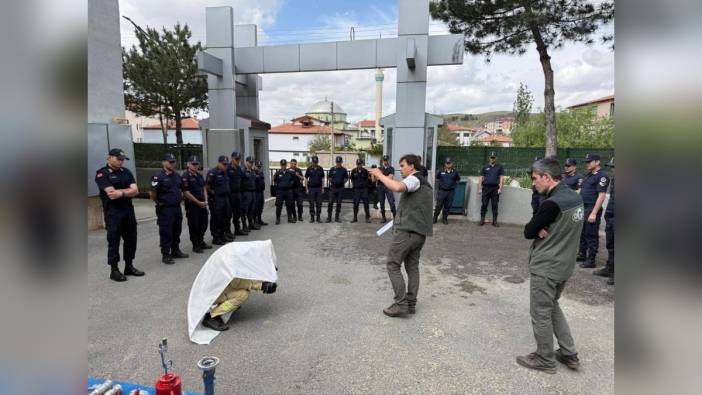 Yozgat Yerköy Orman İşletme Şefliği, Şefaatli jandarmasına yangın eğitimi verdi