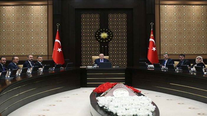 Cumhurbaşkanlığı Külliyesi'nde 'koronavirüs' toplantısı