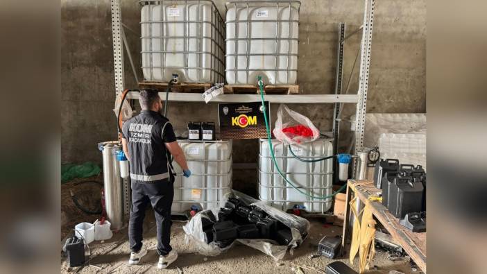 İzmir'de 4,3 ton sahte alkol ele geçirildi: 7 şüpheliden 3'ü tutuklandı