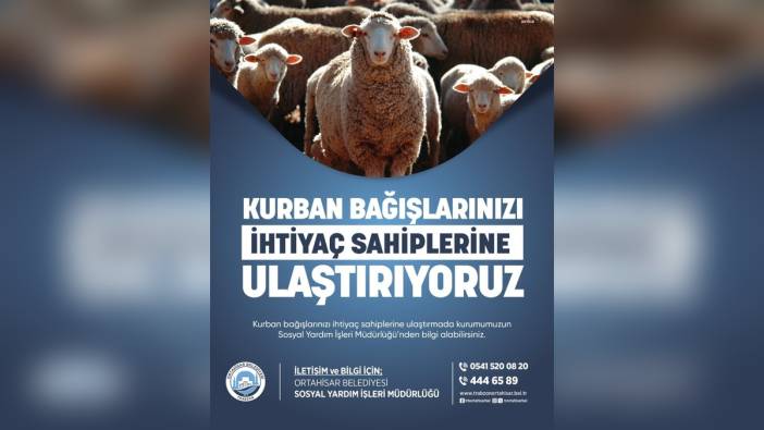 Ortahisar Belediyesi'nden Kurban Bayramı bağış kampanyası