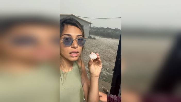 Antalya'da dolu felaketi: Üretici gözyaşlarıyla anlattı