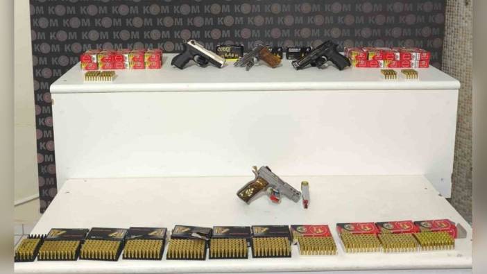 Kırıkkale polisi son bir haftada 4 tabanca ele geçirdi