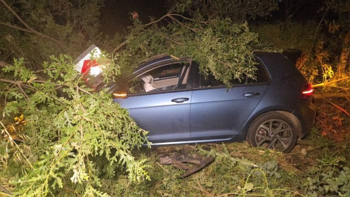 Orhangazi'de ehliyetsiz motosiklet sürücüsü kaza yaptı