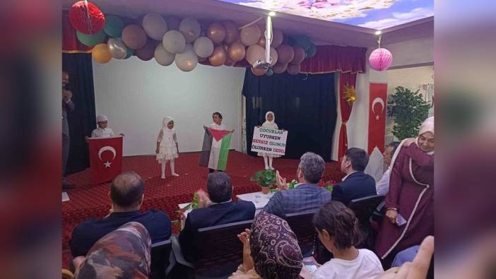 Eskişehir Alpu'da 4-6 yaş Kur'an kursu öğrencileri için yılsonu etkinliği düzenlendi