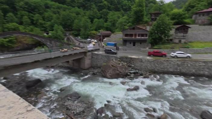 Arhavi'de Çamlıca HES projesi için bilirkişi incelemesi yapıldı