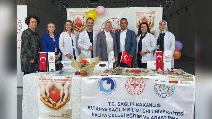 Kütahya'da organ bağışı farkındalık standı kuruldu