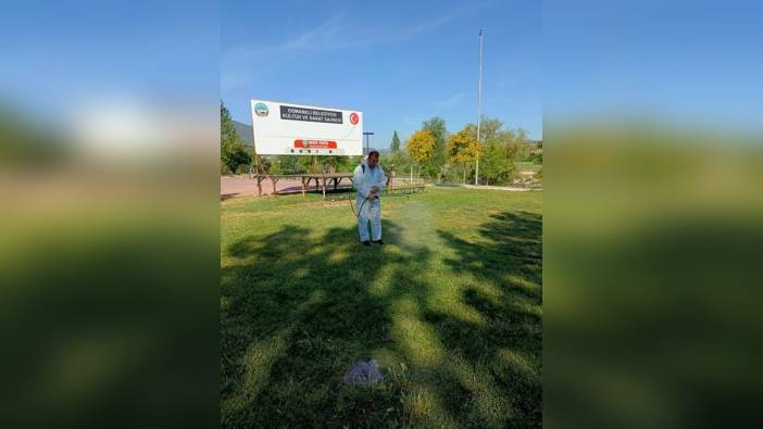 Osmaneli Belediyesi haşere ve zararlılara karşı ilaçlama çalışmalarına başladı