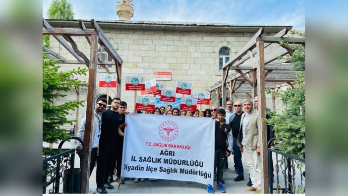 Diyadin'de "Sağlık İçin Hareket Et" yürüyüşü