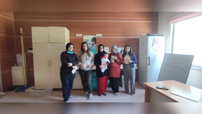 Düzce'de normal doğum farkındalık çalışmaları Yığılca'da devam etti