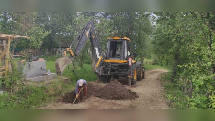 Düzce İl Özel İdaresi ekipleri, köylerdeki su arızalarına anında müdahale ediyor