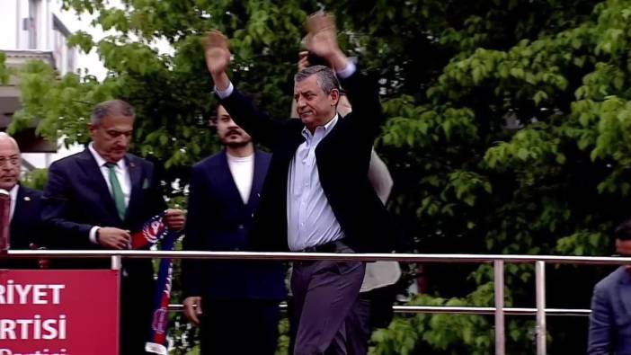 CHP lideri Özel, Düzce mitinginde İmamoğlu'na özgürlük istedi