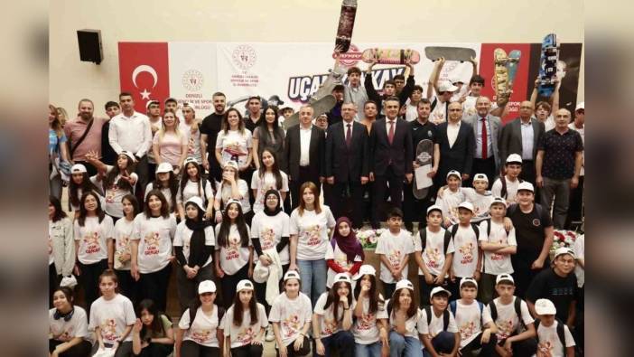 Denizli'de 'Uçan Kaykay' projesi başladı