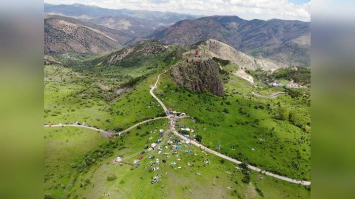 Gümüşhane Kov Kalesi şenliğine yoğun ilgi