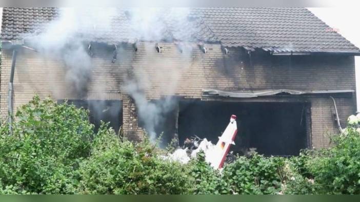 Almanya'da uçak kazası: İki kişi hayatını kaybetti