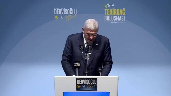 İYİ Parti Genel Başkanı Dervişoğlu: "Teröristlere silahı bırakın öyle gelin diyorlar, siz geri zekalı mısınız?"
