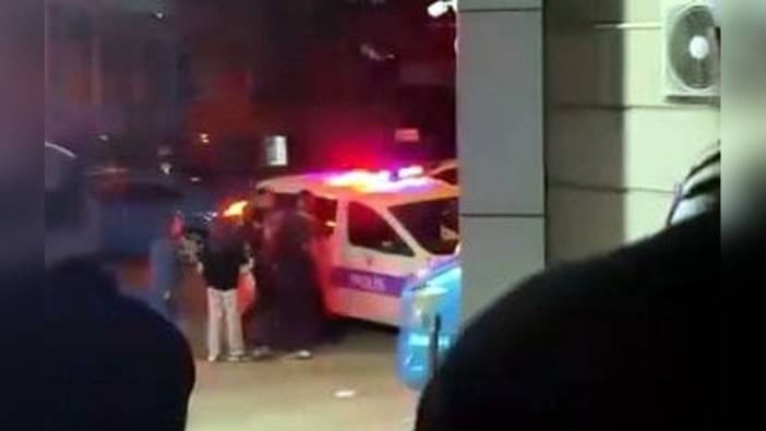 Esenyurt'ta siteye kamyonetle giren damat ile güvenlik görevlileri arasında arbede çıktı