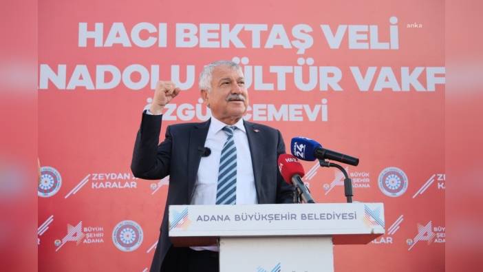 Adana'da Hacıbektaş Veli Anadolu Kültür Vakfı Özgür Cemevi açıldı