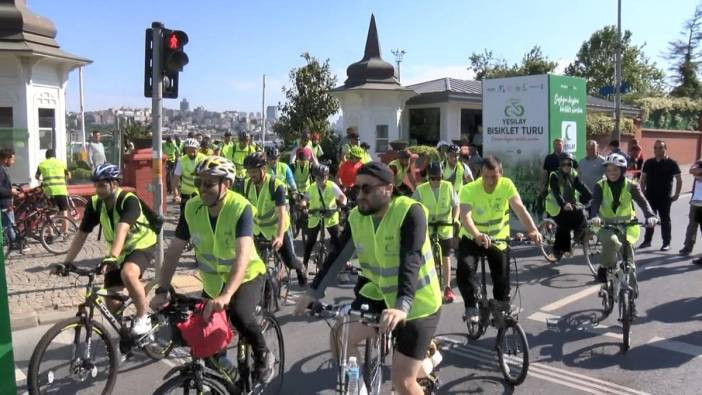 İstanbul'da 12. Geleneksel Yeşilay Bisiklet Turu düzenlendi
