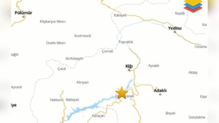 Bingöl'ün Kiğı ilçesinde 4.4 büyüklüğünde deprem