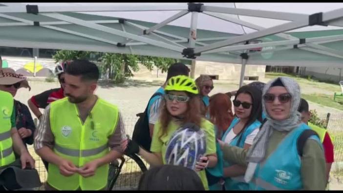 Iğdır'da 12. Geleneksel Yeşilay Bisiklet Turu düzenlendi
