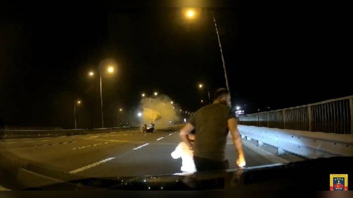 Kuzey Marmara Otoyolu'nda kaza: 9 yaşındaki çocuk yola savruldu