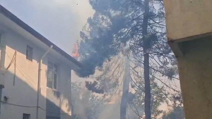 Silvan RAM bahçesinde yangın