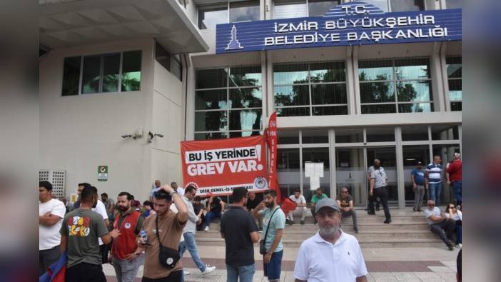 İzmir Büyükşehir Belediyesi işçileri eylemlerine devam ediyor: Sendikadan ailelerle birlikte direniş çağrısı