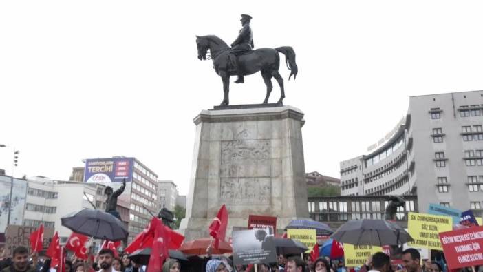 Öğretmenler Ulus'ta 15 bin atamaya itiraz etti: Ek atama talebiyle eylem yaptılar