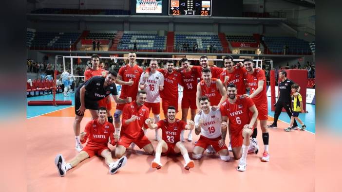 A Milli Erkek Voleybol Takımı, Slovenya'yı 3-1 mağlup etti