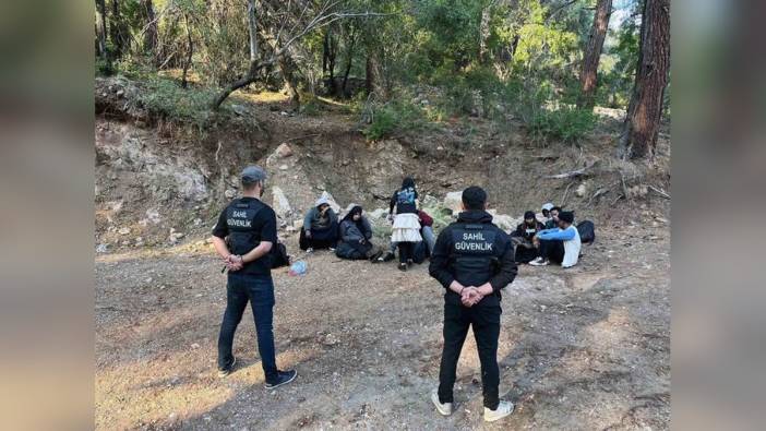Fethiye'de 10 düzensiz göçmen yakalandı