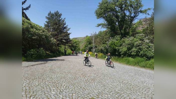 Kars'ta 12. Yeşilay Bisiklet Turu'na yoğun ilgi