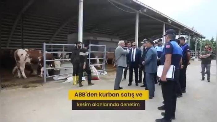 Ankara Büyükşehir Belediyesi'nden Kurban Bayramı denetimleri