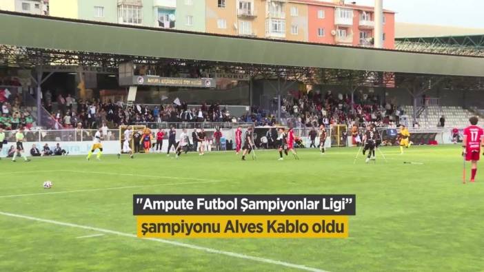 Alves Kablo, Ampute Futbol Şampiyonlar Ligi'nde şampiyon oldu