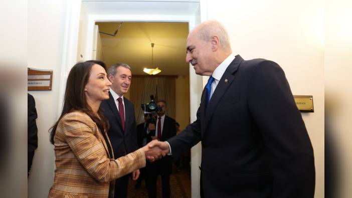 TBMM Başkanı Kurtulmuş, DEM Parti grubunu ziyaret etti: Terörsüz Türkiye süreci Meclis'te