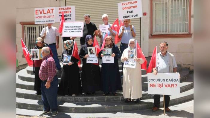 Diyarbakır'da evlat nöbetine 384'üncü aile katıldı