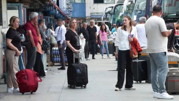 15 Temmuz Demokrasi Otogarı'nda Kurban Bayramı yoğunluğu başladı