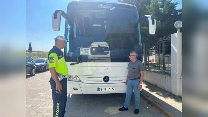 İncirliova'da okul gezi otobüslerinde denetim yapıldı