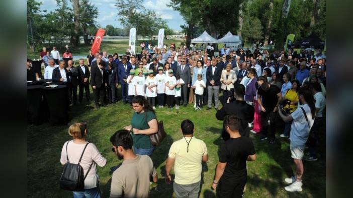 Edirne Söğütlük Millet Bahçesi, çevre şenliğiyle açıldı