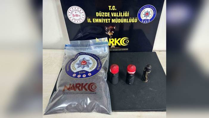 Düzce'de 210 gram uyuşturucuyla yakalanan şüpheli tutuklandı