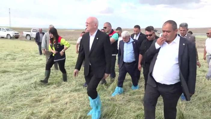 TZOB Başkanı Bayraktar: Aksaray'daki dolu afeti sonrası üreticilere yardım yapılmalı