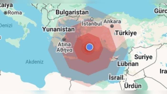 Marmaris açıklarında 5.8 büyüklüğünde deprem: Denizli'de paniğe neden oldu