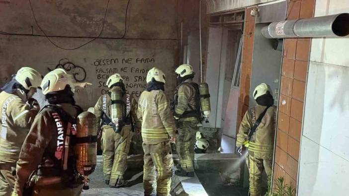 Güngören'de tekstil atölyesinde yangın