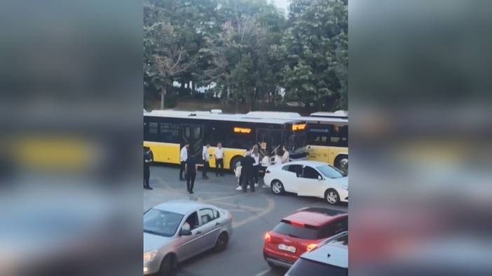 Sarıyer'de park kavgası kamerada