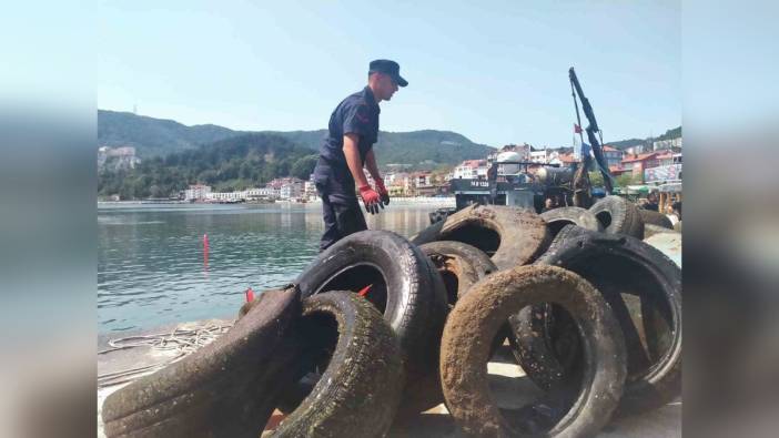 Amasra limanında Dünya Çevre Koruma Haftası etkinliği