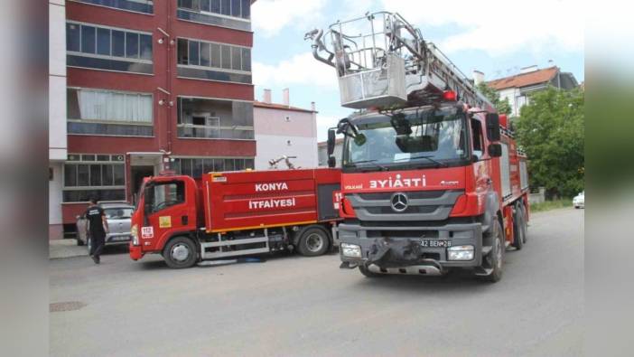 Konya'da iki ayrı yangın: Bir kişi dumandan etkilendi