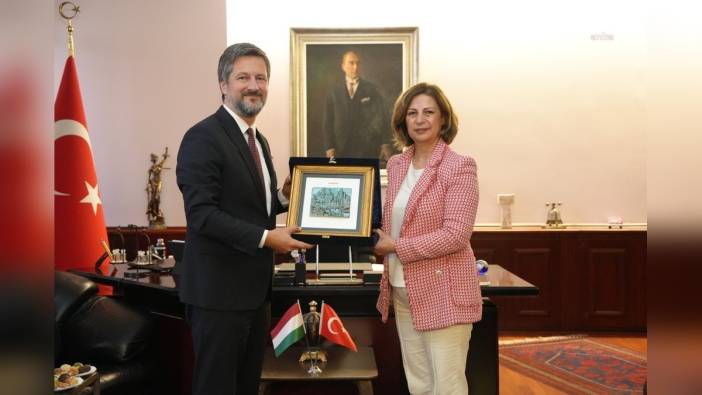 Eskişehir Büyükşehir Belediye Başkanı Ünlüce, Macaristan Büyükelçisi Mátis'i ağırladı